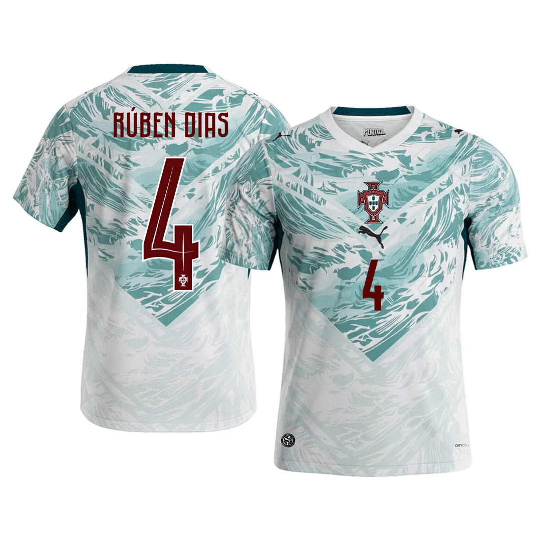 RÚBEN DIAS #4 Men's Portugal World Cup 2026 Away Soccer Jersey
