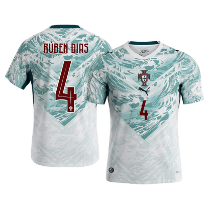 RÚBEN DIAS #4 Men's Portugal World Cup 2026 Away Soccer Jersey