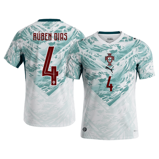RÚBEN DIAS #4 Men's Portugal World Cup 2026 Away Soccer Jersey