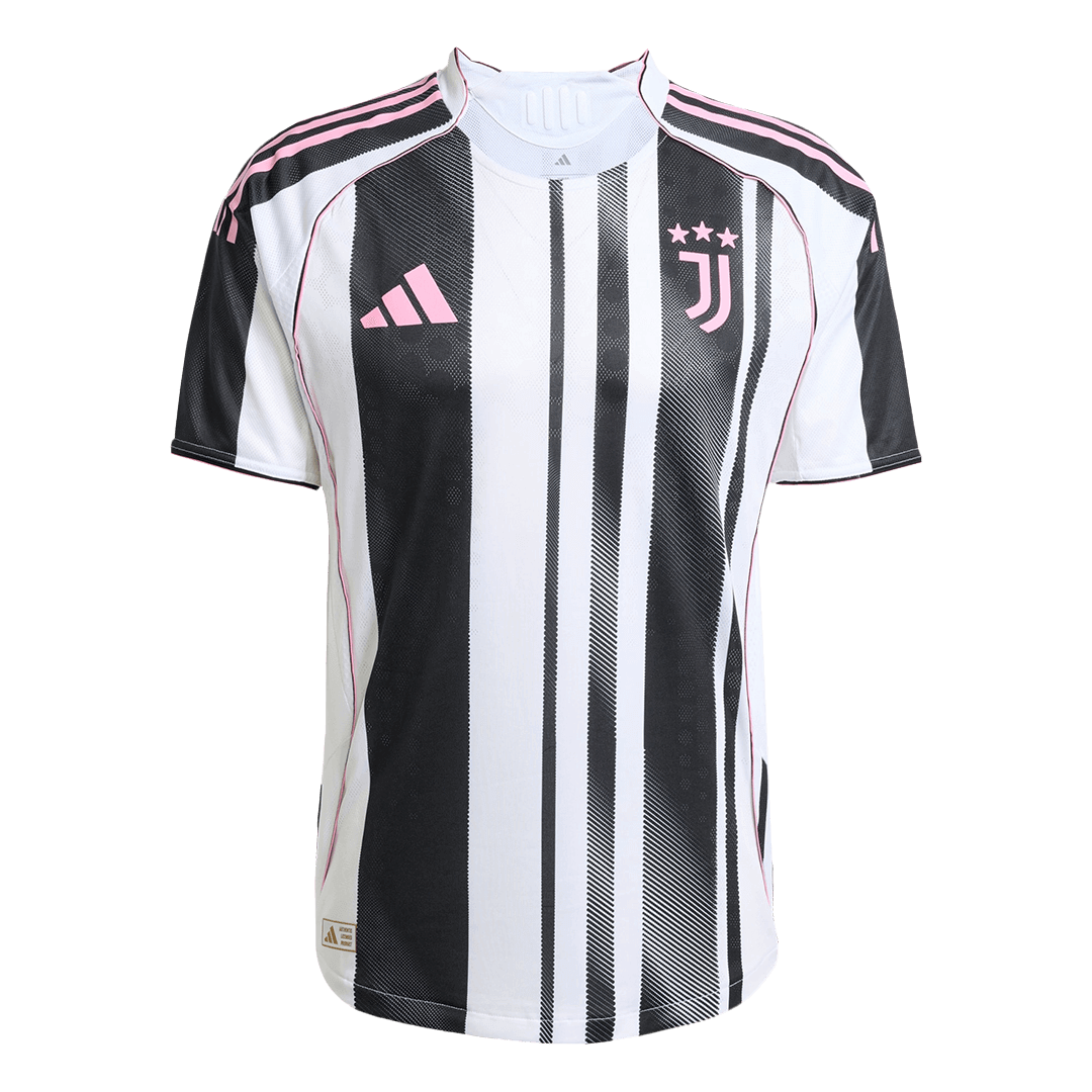 Men's Juventus 2025/26 Player Version Home Soccer Jersey - Slim Fit