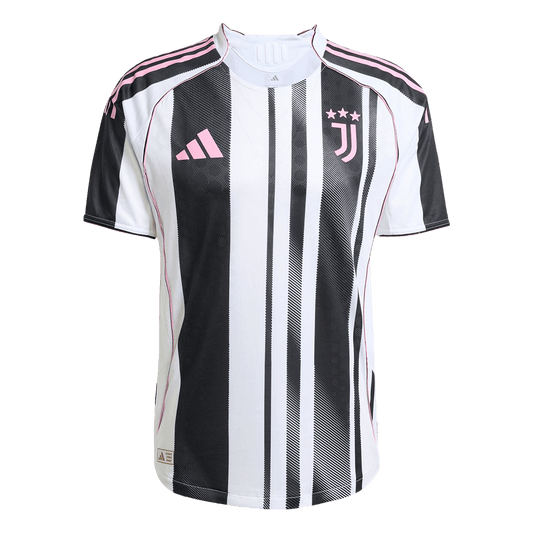 Men's Juventus 2025/26 Player Version Home Soccer Jersey - Slim Fit