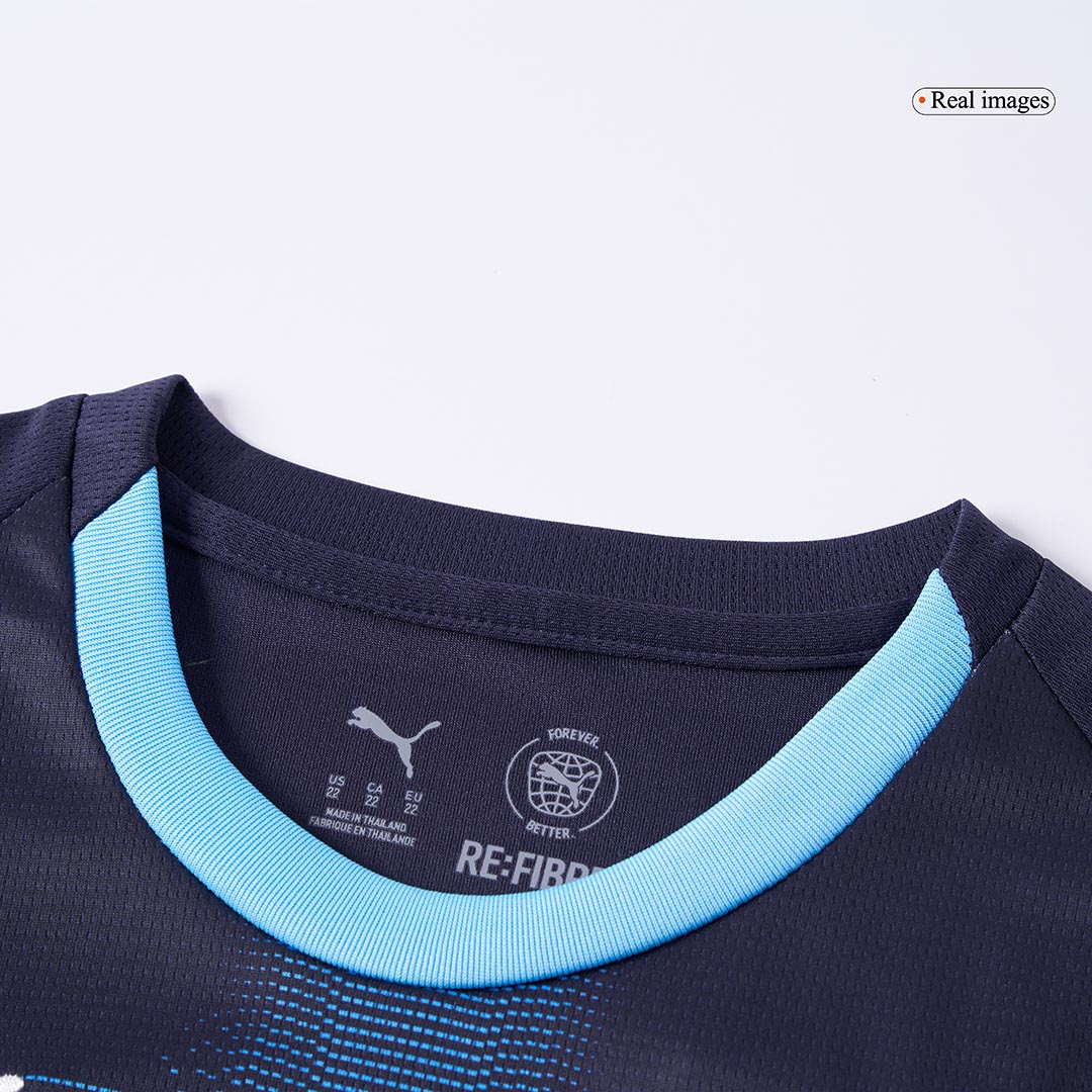 Kid's Marseille 2025/26 Away Soccer Jersey Kit