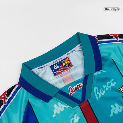 Retro Men's Barcelona 1996/97 Away Soccer Jersey