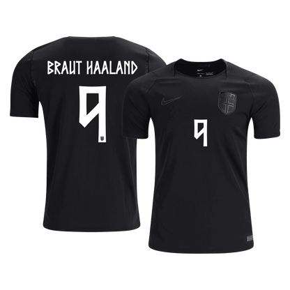 BRAUT HAALAND #9 Men's Norway World Cup 2026 Away Soccer Jersey