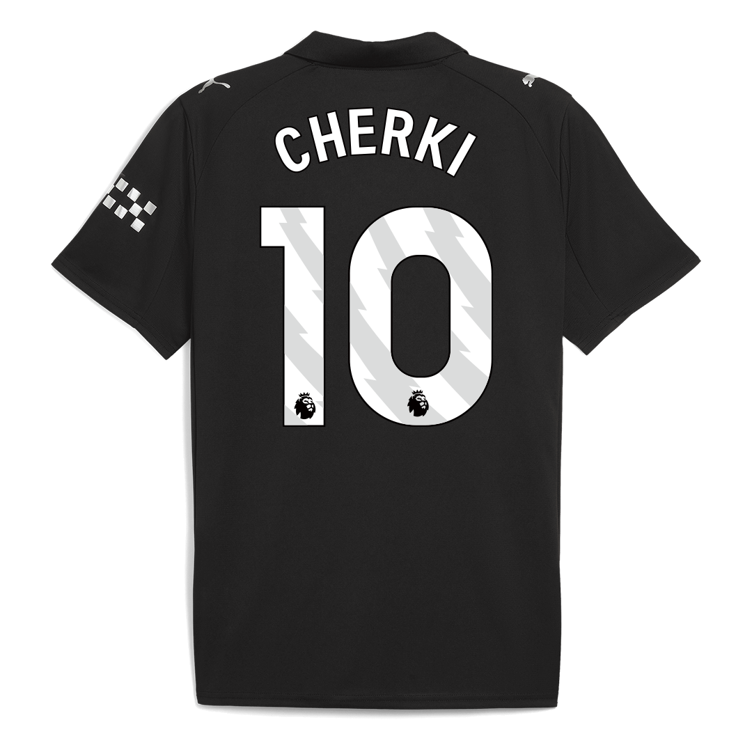 CHERKI #10 Men's Manchester City 2025/26 Away Soccer Jersey