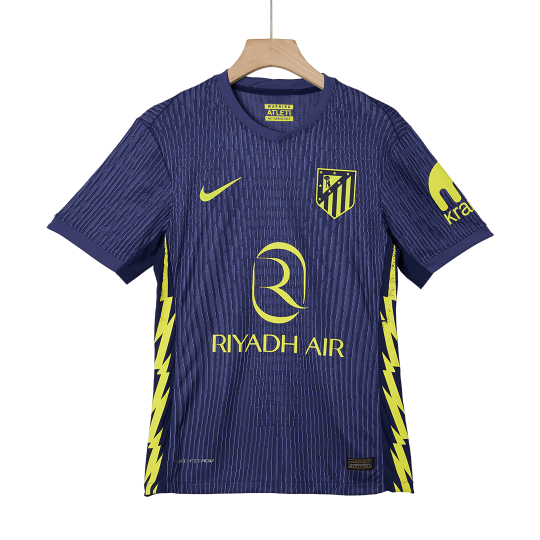 Men's Atletico Madrid 2025/26 Player Version Away Soccer Jersey - Slim Fit