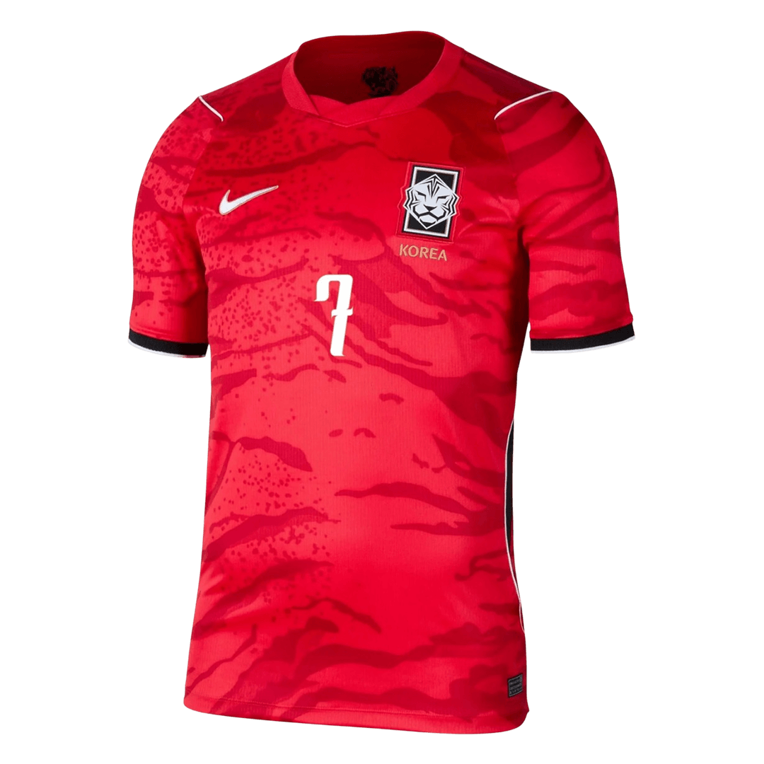 HEUNGMIN #7 Men's South Korea World Cup 2026 Home Soccer Jersey