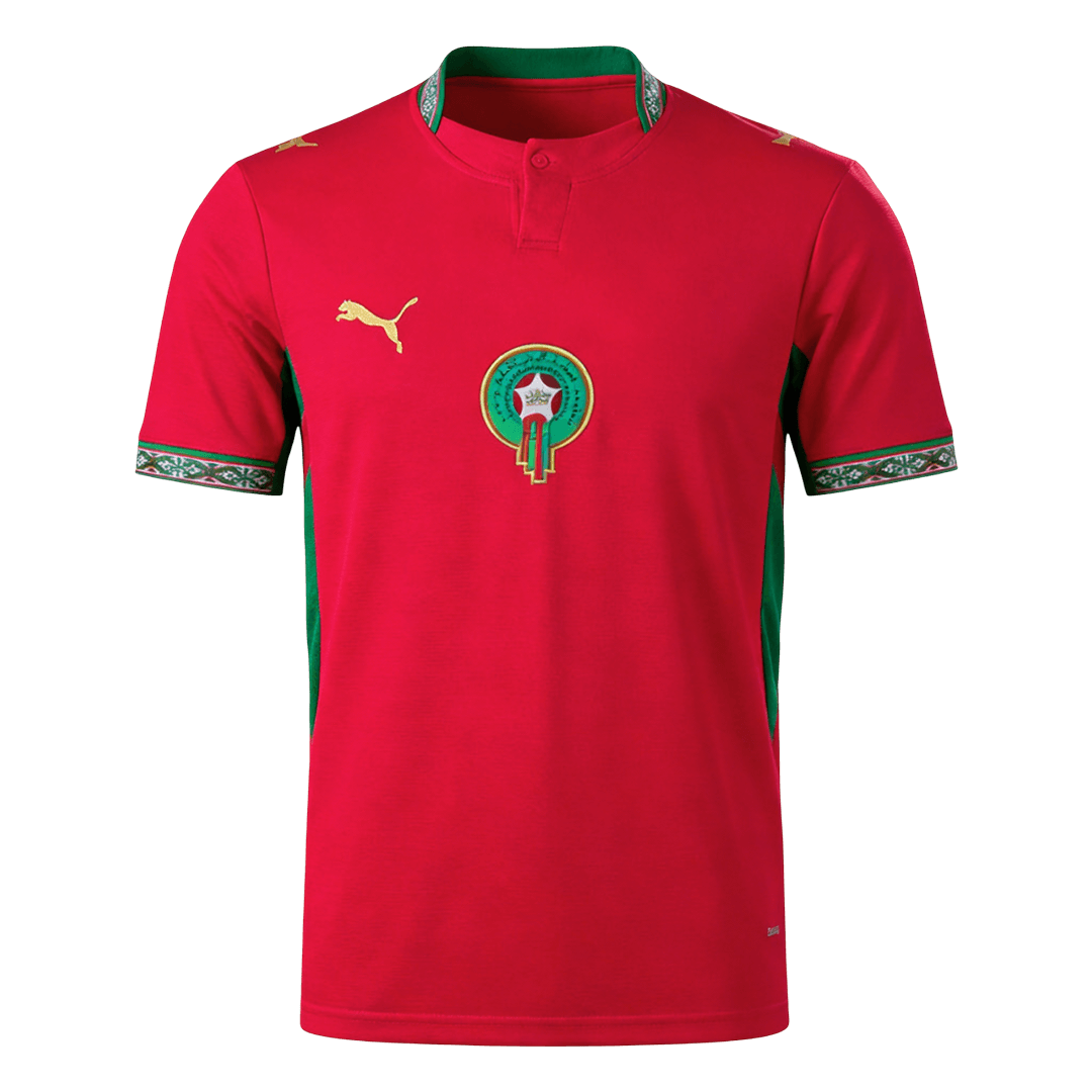 Men's Morocco World Cup 2026 Home Soccer Jersey
