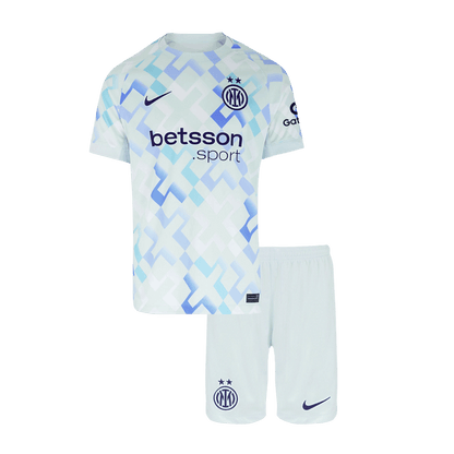 Kid's Inter Milan 2025/26 Away Soccer Jersey Kit