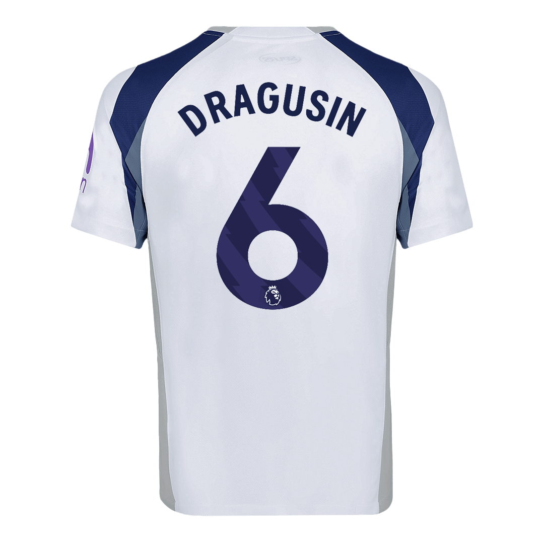 DRAGUSIN #6 Men's Tottenham Hotspur 2025/26 Home Soccer Jersey