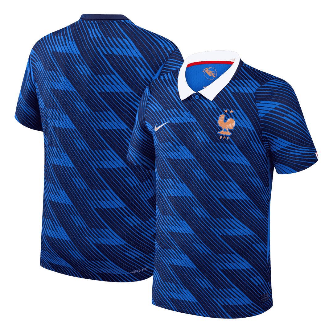 Men's France World Cup 2026 Player Version Home Soccer Jersey - Slim Fit