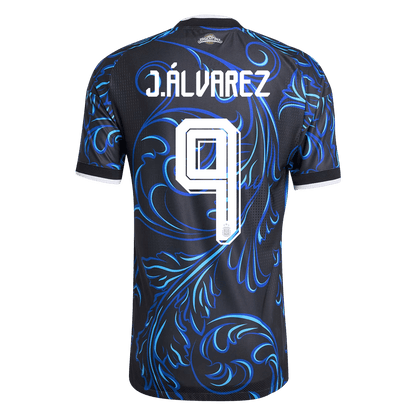J. ÁLVAREZ #9 Men's Argentina World Cup 2026 Player Version Away Soccer Jersey - Slim Fit