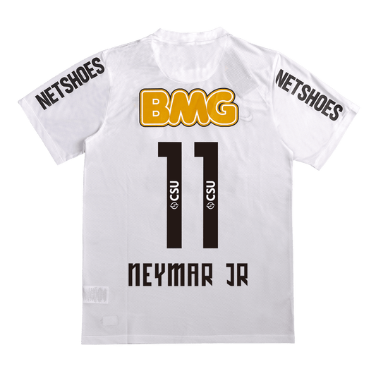 Retro NEYMAR JR #11 Men's Santos FC 2012 Home Soccer Jersey