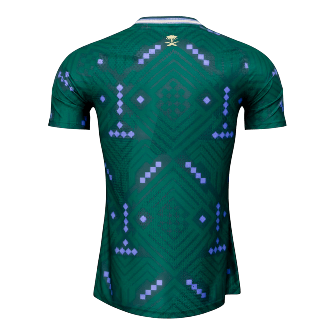 Men's Saudi Arabia World Cup 2026 Player Version Home Soccer Jersey - Slim Fit