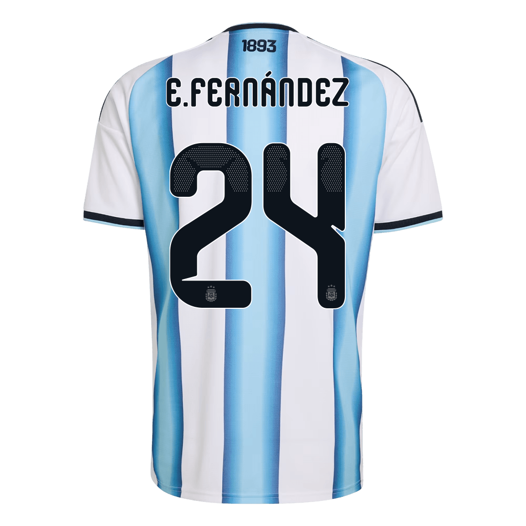 E. FERNÁNDEZ #24 Men's Argentina World Cup 2026 Home Soccer Jersey [PREMIUM]