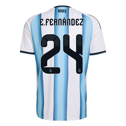 E. FERNÁNDEZ #24 Men's Argentina World Cup 2026 Home Soccer Jersey [PREMIUM]