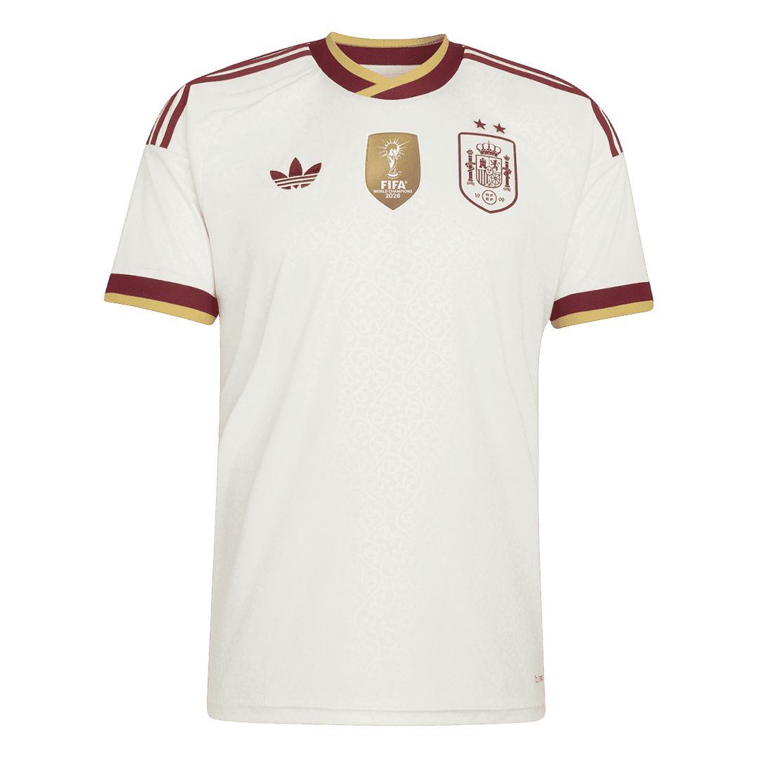Men's Spain World Cup 2026 Champion Edition Away Soccer Jersey