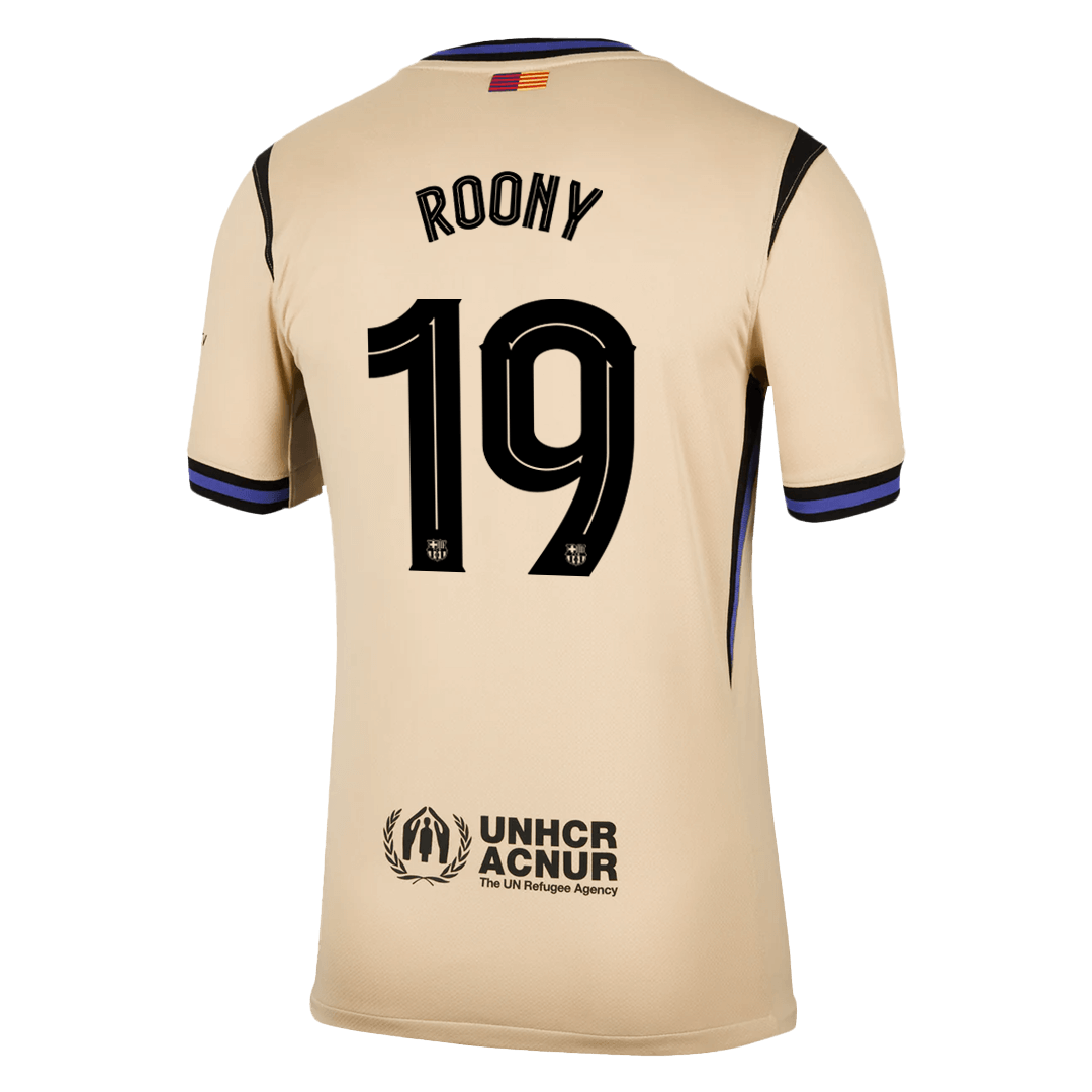 ROONY #19 Men's Barcelona UCL 2025/26 Away Soccer Jersey