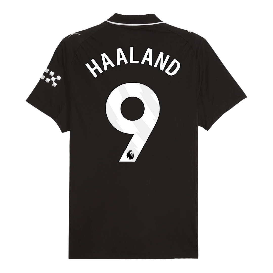 HAALAND #9 Men's Manchester City 2025/26 Player Version Away Soccer Jersey - Slim Fit