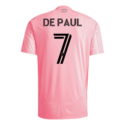DE PAUL #7 Men's Inter Miami CF 2025 Home Soccer Jersey