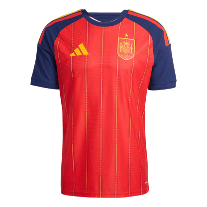 Men's Spain World Cup 2026 Player Version Home Soccer Jersey - Slim Fit