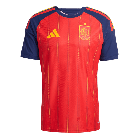 Men's Spain World Cup 2026 Player Version Home Soccer Jersey - Slim Fit