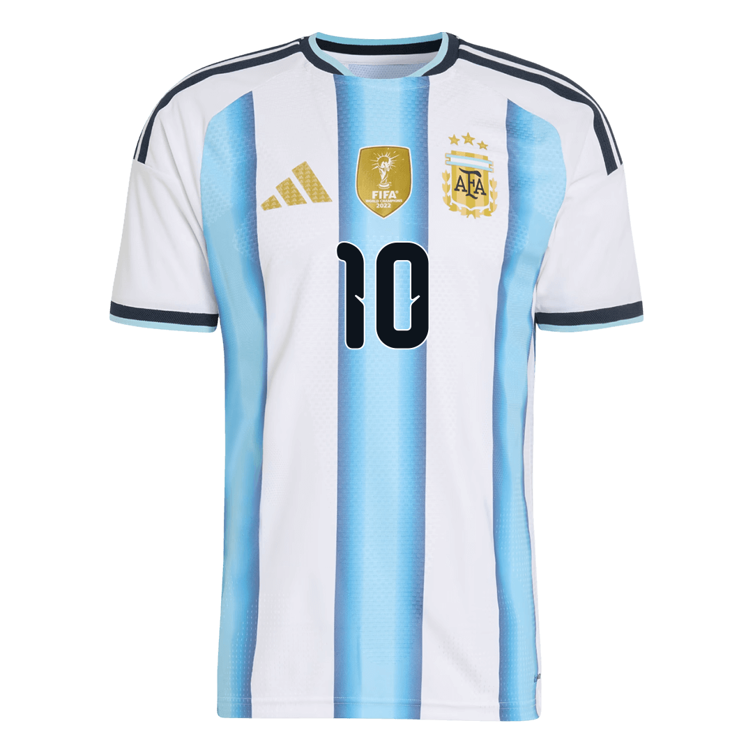 MESSI #10 Men's Argentina World Cup 2026 Player Version Home Soccer Jersey - Slim Fit