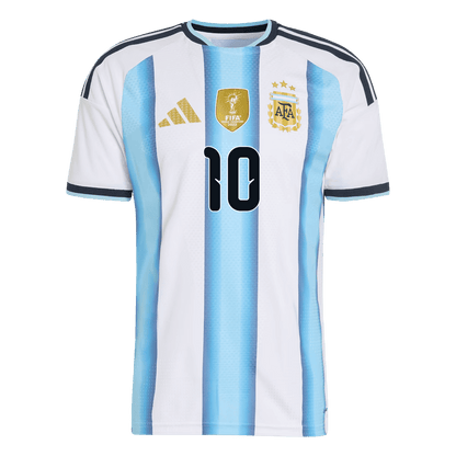 MESSI #10 Men's Argentina World Cup 2026 Player Version Home Soccer Jersey - Slim Fit