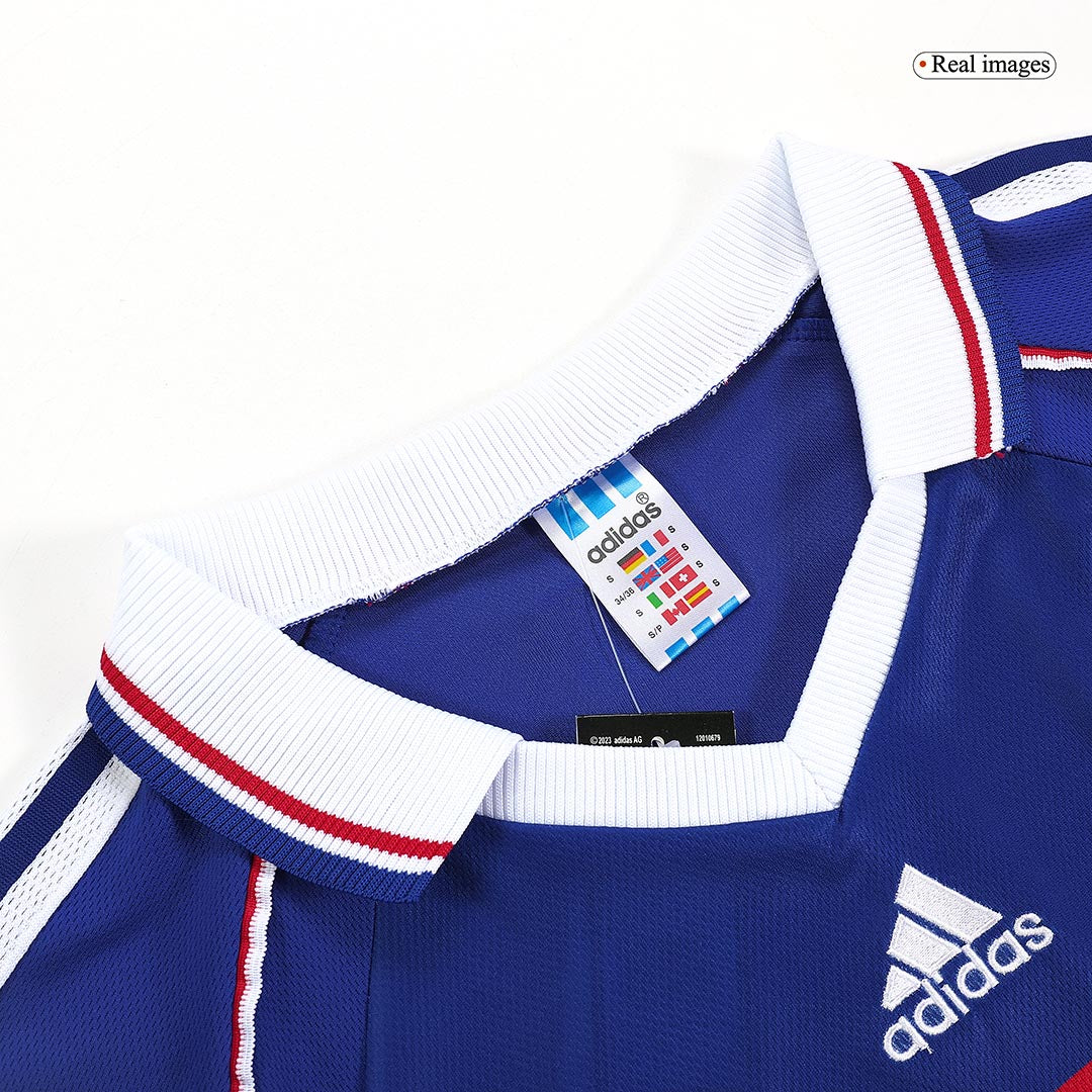 Retro Men's France World Cup 1998 Home Soccer Jersey