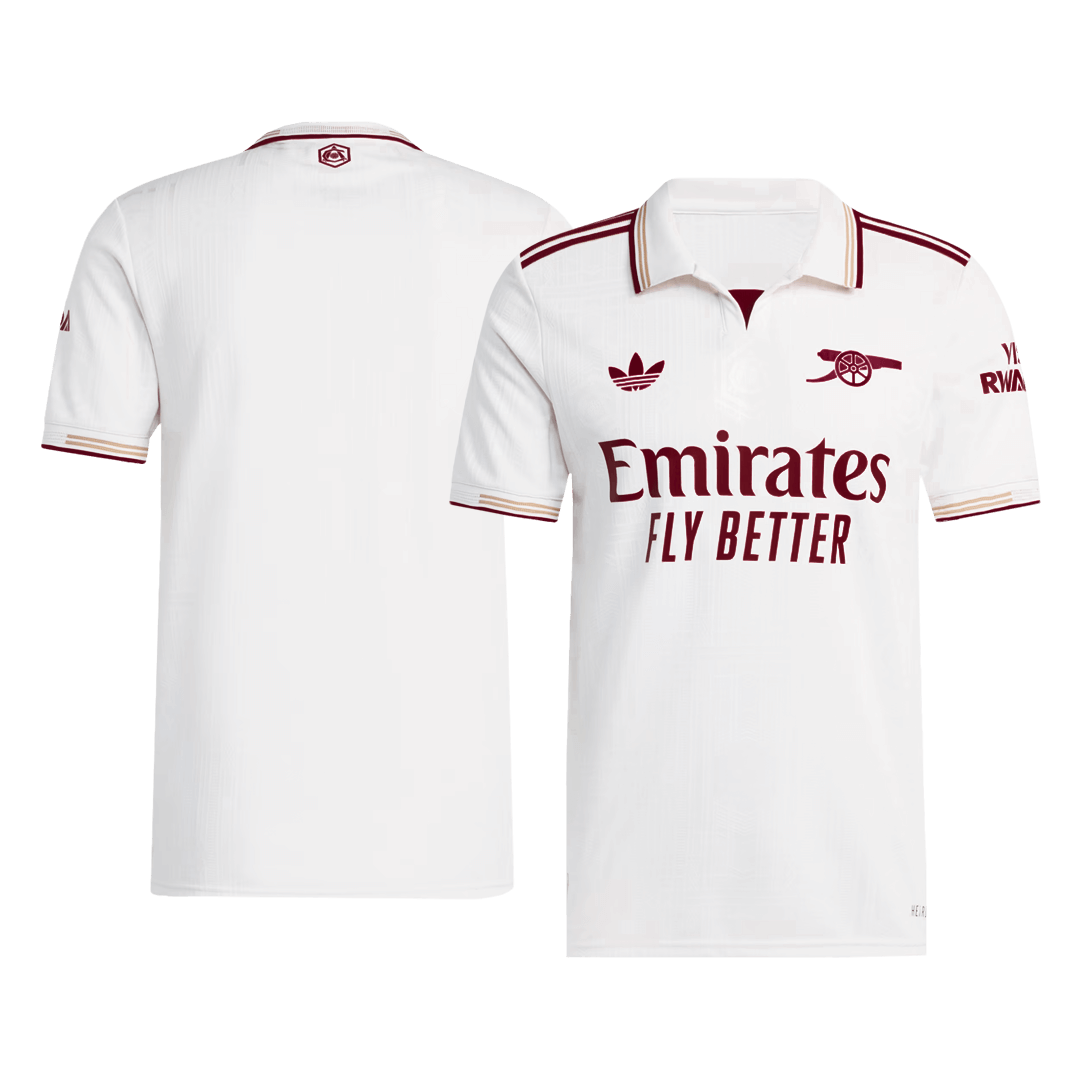 Men's Arsenal 2025/26 Player Version Third Away Soccer Jersey - Slim Fit