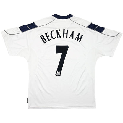 Retro BECKHAM #7 Men's Manchester United 2000/01 Away Soccer Jersey