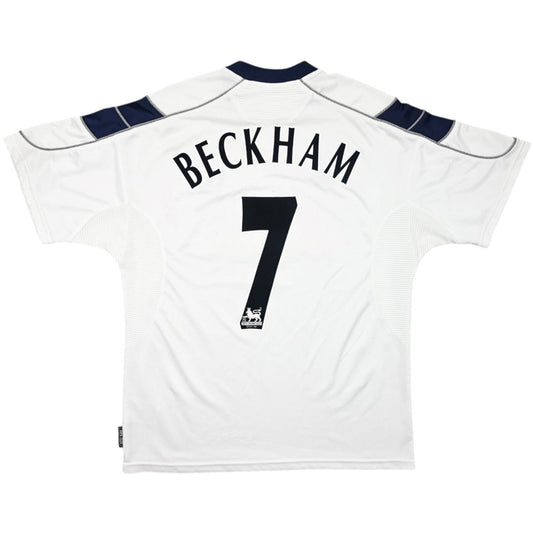 Retro BECKHAM #7 Men's Manchester United 2000/01 Away Soccer Jersey
