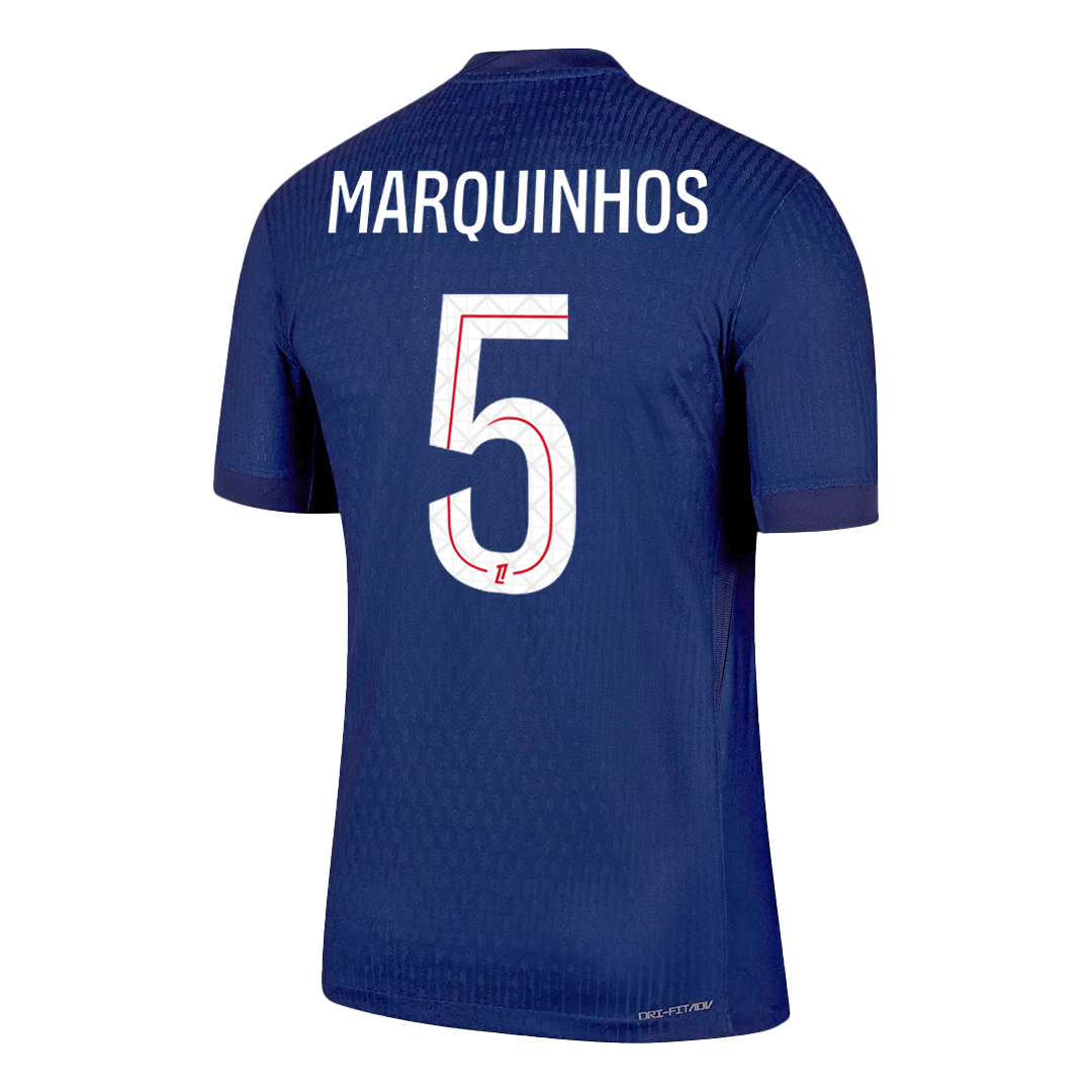 MARQUINHOS #5 Men's PSG 2025/26 Player Version Home Soccer Jersey - Slim Fit