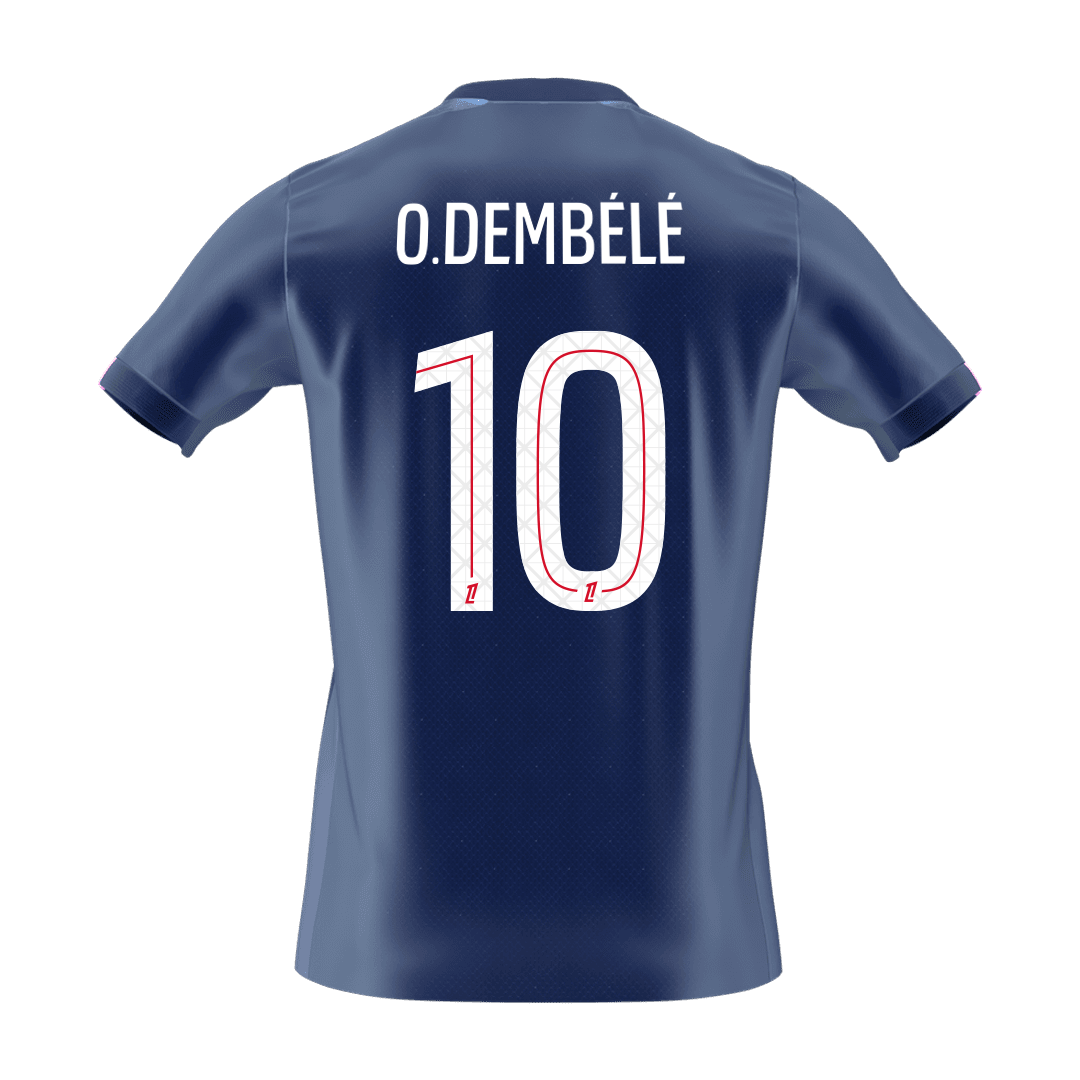 O.DEMBÉLÉ #10 Men's PSG 2025/26 Home Soccer Jersey [PREMIUM]