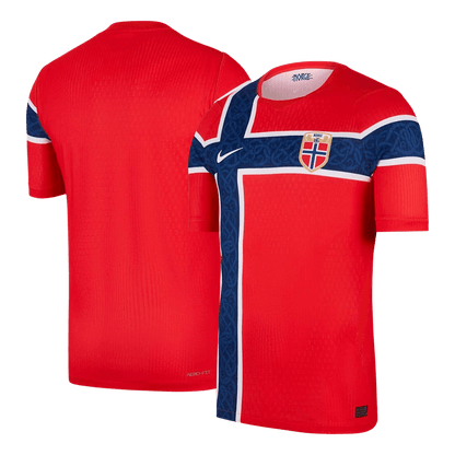 Men's Norway World Cup 2026 Player Version Home Soccer Jersey - Slim Fit
