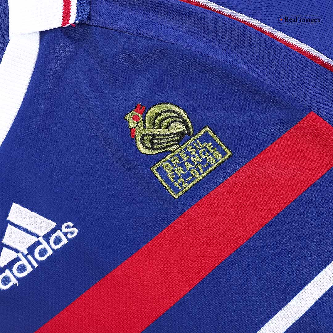 Retro HENRY #12 Men's France World Cup 1998 Home Soccer Jersey