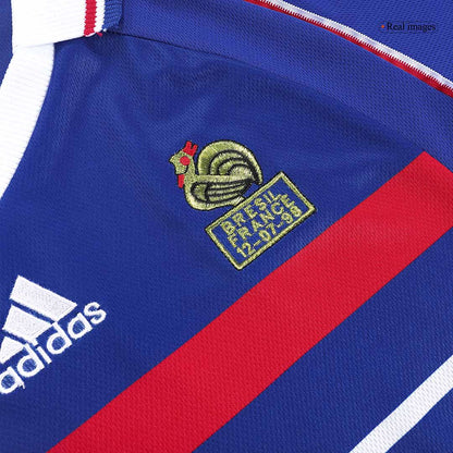 Retro HENRY #12 Men's France World Cup 1998 Home Soccer Jersey