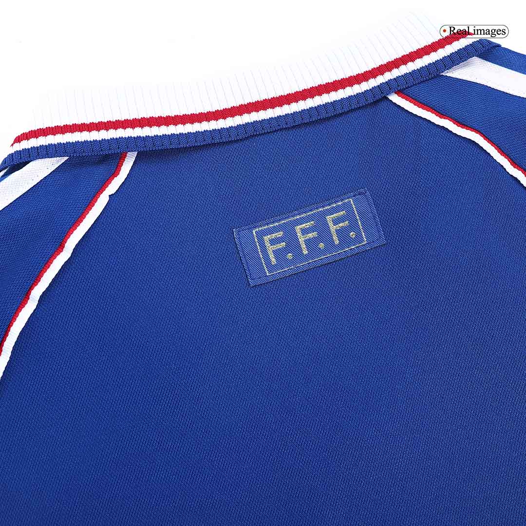 Retro Men's France 1998 Home Soccer Jersey