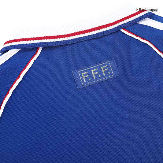 Retro Men's France 1998 Home Soccer Jersey