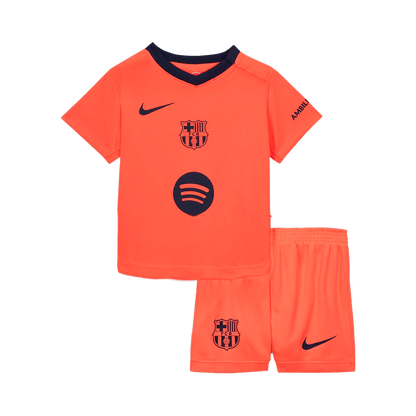Kid's Barcelona 2025/26 Third Away Soccer Jersey Kit