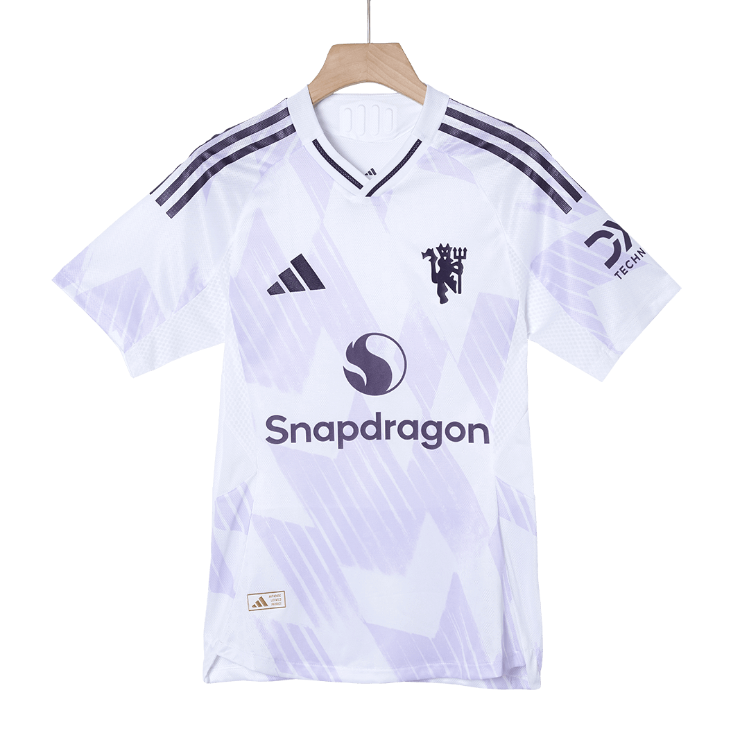 B.FERNANDES #8 Men's Manchester United 2025/26 Player Version Away Soccer Jersey - Slim Fit