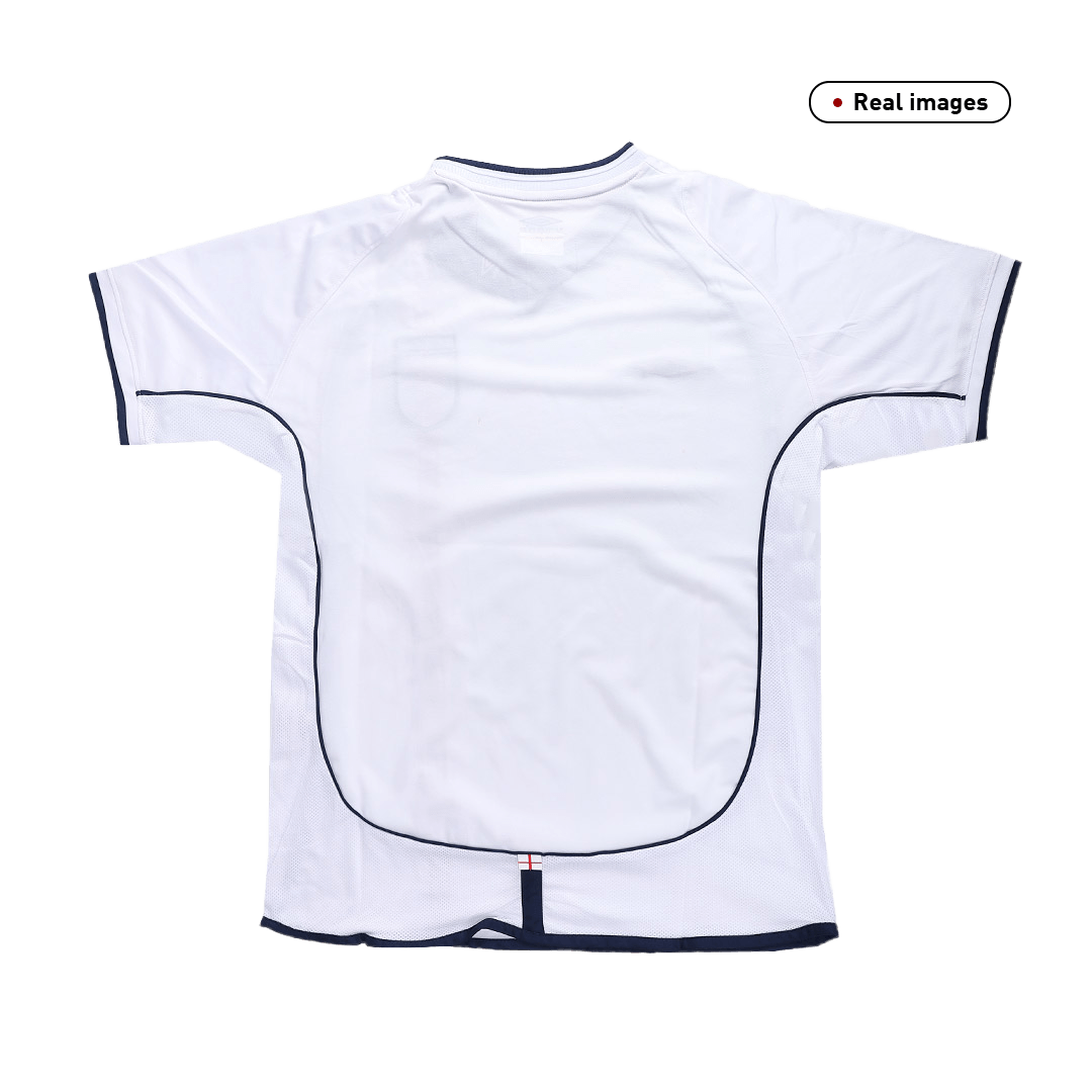 Retro Men's England 2002 Home Soccer Jersey