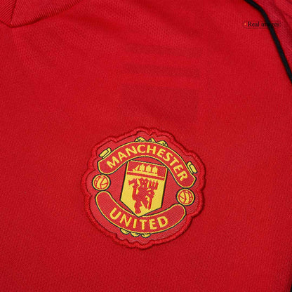 Kid's Manchester United 2025/26 Home Soccer Jersey Full Kit