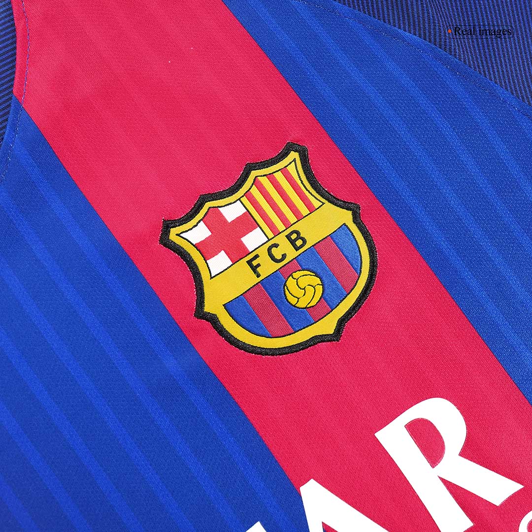 Retro Men's Barcelona 2016/17 Home Soccer Jersey