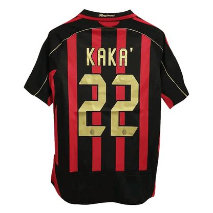 Retro KAKA' #22 Men's AC Milan 2006/07 Home Soccer Jersey