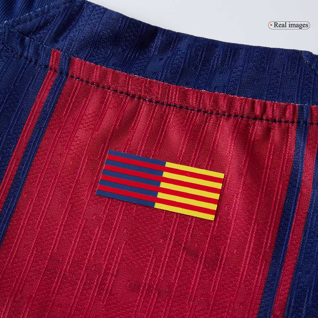 LAMINE YAMAL #10 Men's Barcelona 2025/26 Player Version Home Soccer Jersey - Slim Fit