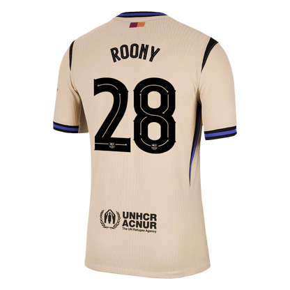 ROONY #28 Men's Barcelona UCL 2025/26 Player Version Away Soccer Jersey - Slim Fit
