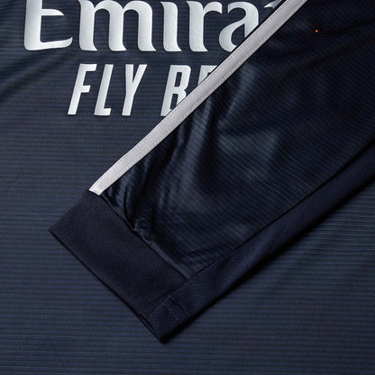 Men's Real Madrid 2025/26 Away Long Sleeve Soccer Jersey