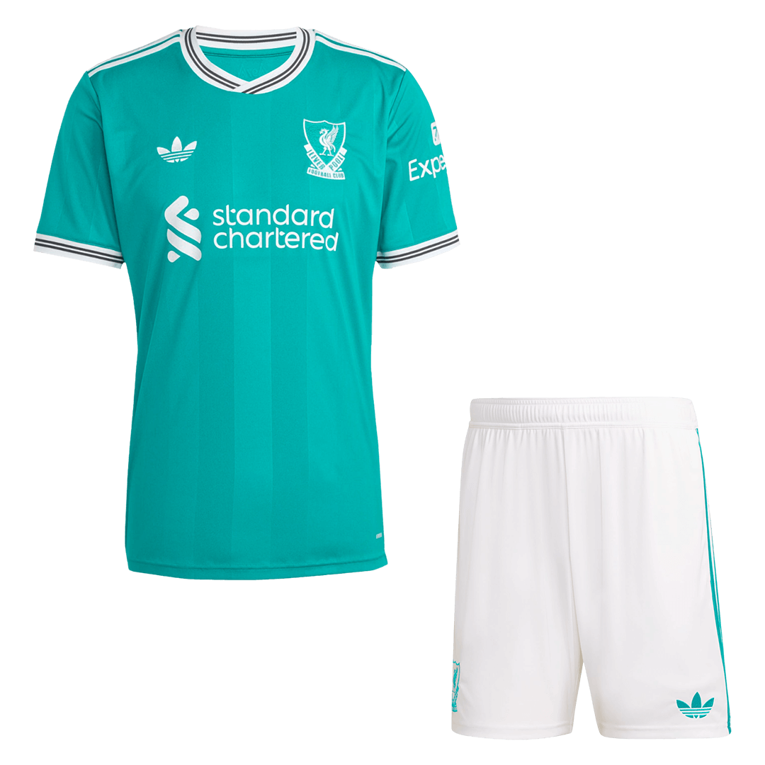 Men's Liverpool 2025/26 Third Away Soccer Jersey Kit