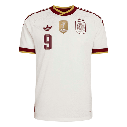 GAVI #9 Men's Spain World Cup 2026 Player Version Champion Edition Away Soccer Jersey